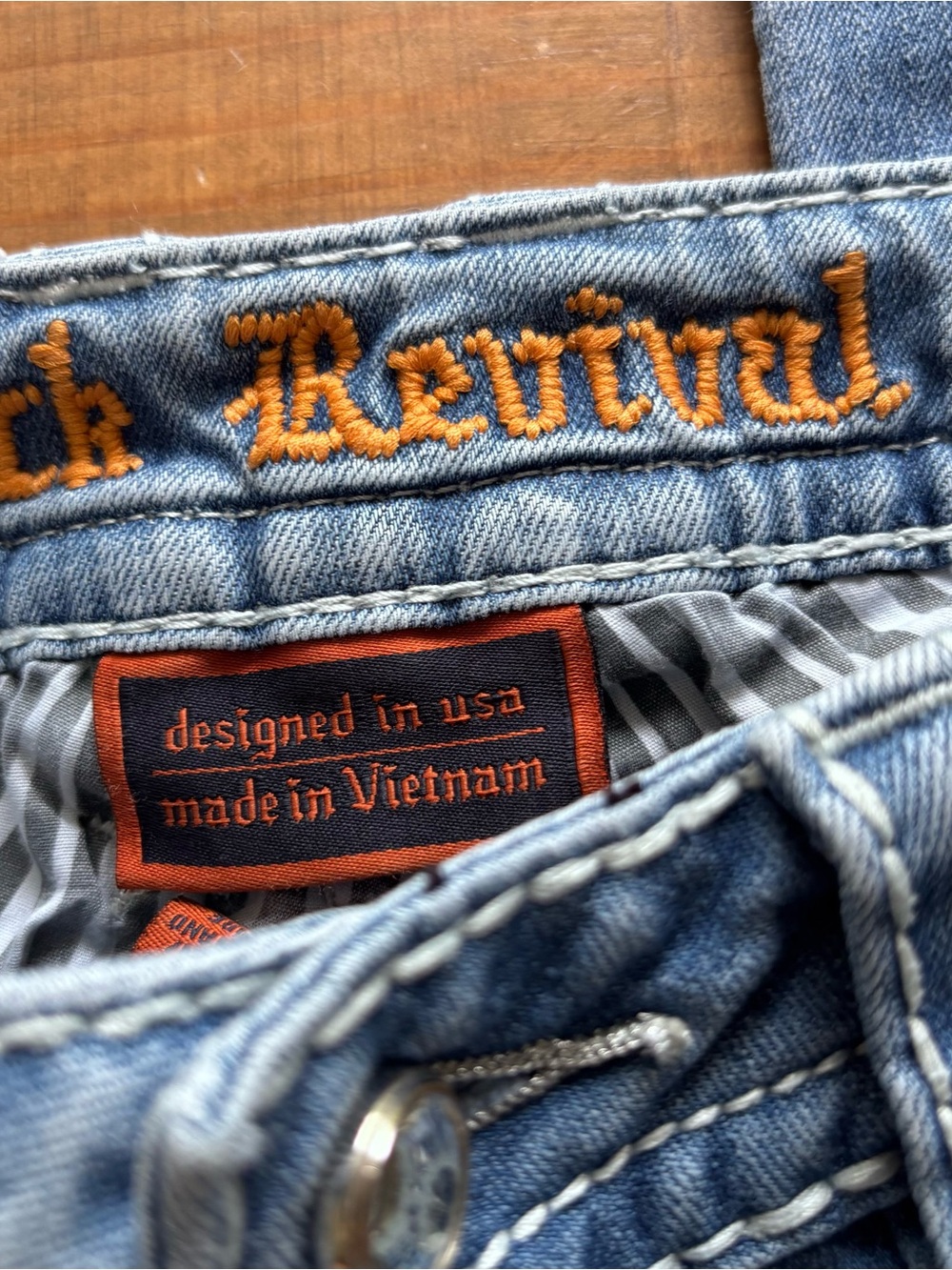 Rock Revival Bambi Cropped Capri Jeans-Embellished-Embroidered-Size 27-Y2K - Picture 5 of 12